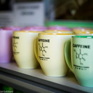 Pastel Caffeine Molecule Mugs