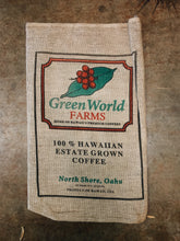 Load image into Gallery viewer, Burlap Sack - Green World Logo
